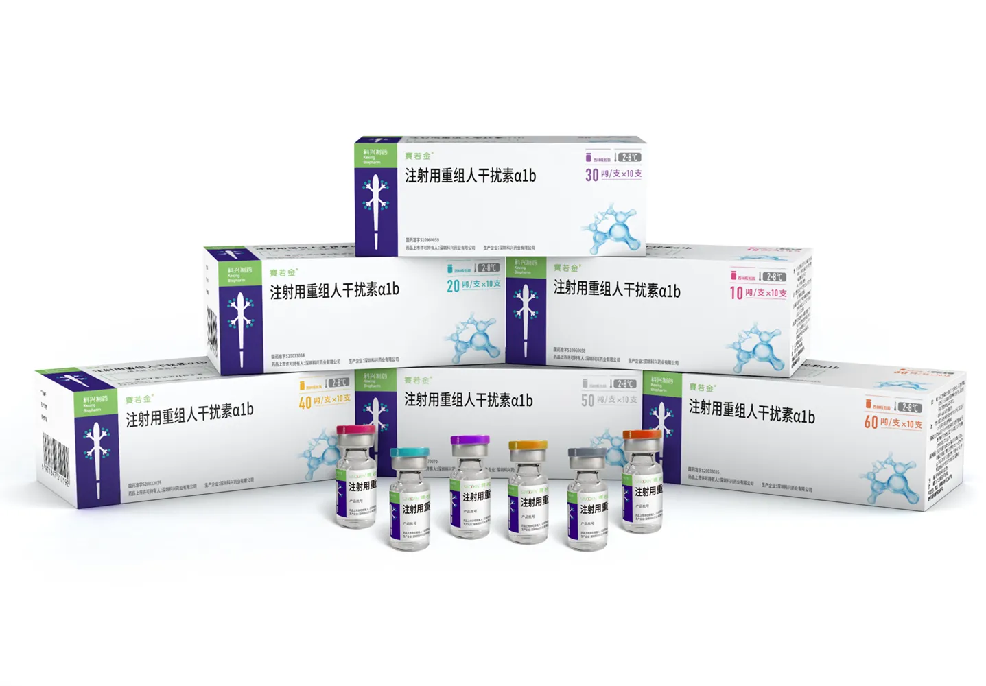 注射用重组人干扰素α1b（赛若金®）产品包装全新升级